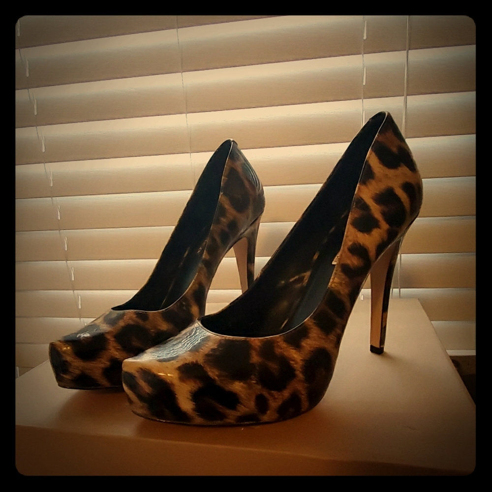 Leopard Print BCBG Heels